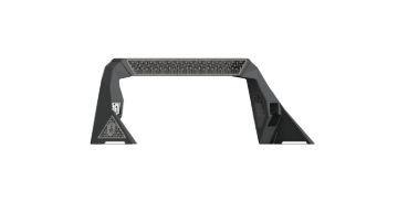Picture of Road Armor 10-19 Dodge 1500 iDentity Headache Rack w/Bedrail Pods/40in Center Light Pod/Raw