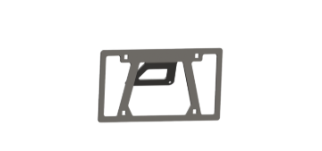 Picture of Road Armor Universal Front License Plate Mount- Tex Blk