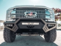 Picture of Road Armor 17-20 Ford F-250 SPARTAN Front Bumper Bolt-On Pre-Runner Guard - Tex Blk