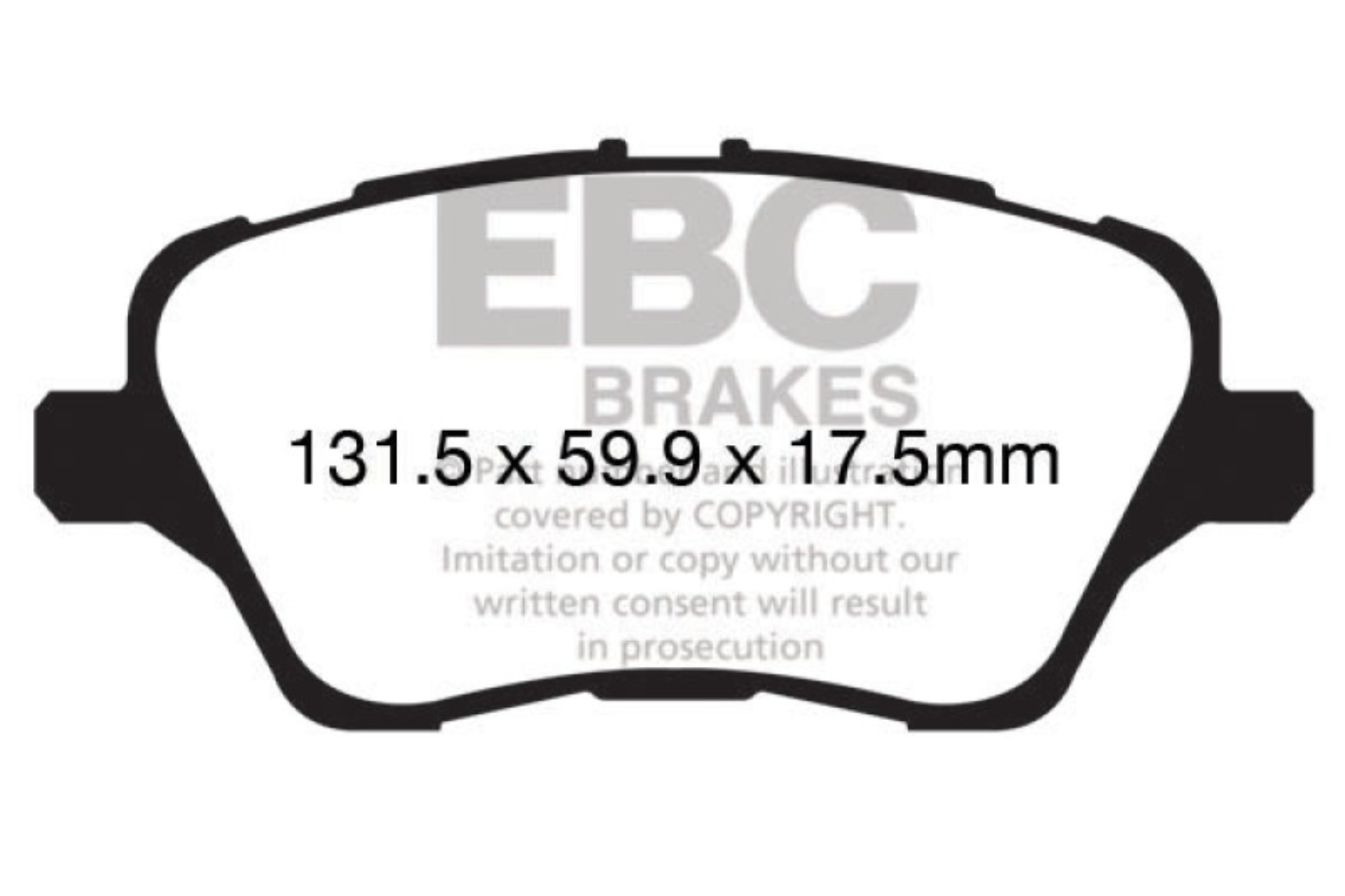 Picture of EBC Redstuff Brake Pad Sets - DP32149C