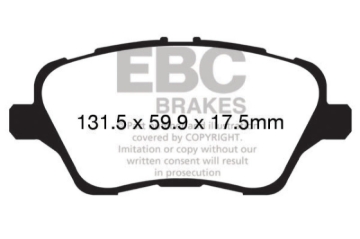 Picture of EBC Redstuff Brake Pad Sets - DP32149C