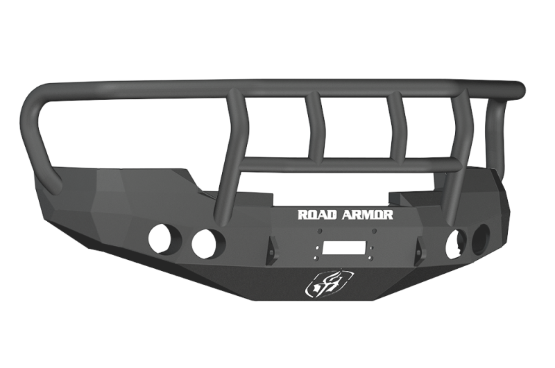 Picture of Road Armor 08-13 GMC 1500 Stealth Front Winch Bumper w/Titan II Guard - Tex Blk