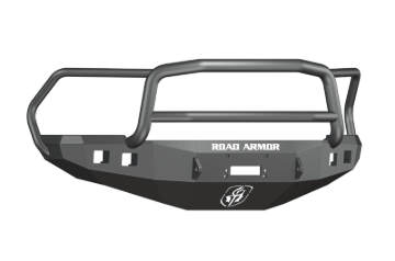 Picture of Road Armor 10-18 Ram 2500 Stealth Front Winch Bumper w/Lonestar Guard - Tex Blk
