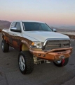 Picture of Road Armor 10-18 Ram 2500 Stealth Front Winch Bumper w/Pre-Runner Guard - Tex Blk