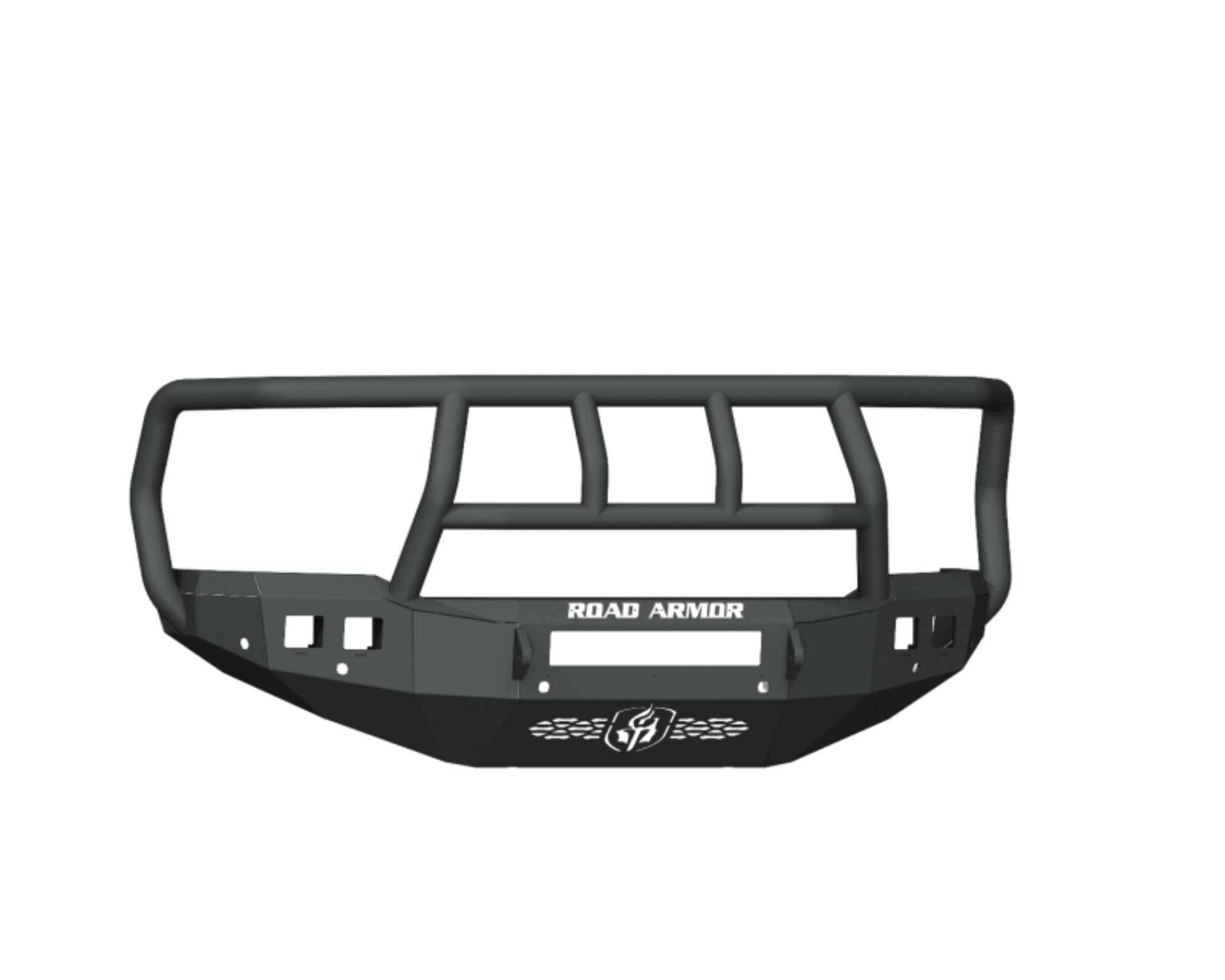 Picture of Road Armor 19-20 Ram 2500 Stealth Front Bumper w/Titan II Guard/6 Sensor Holes - Tex Blk