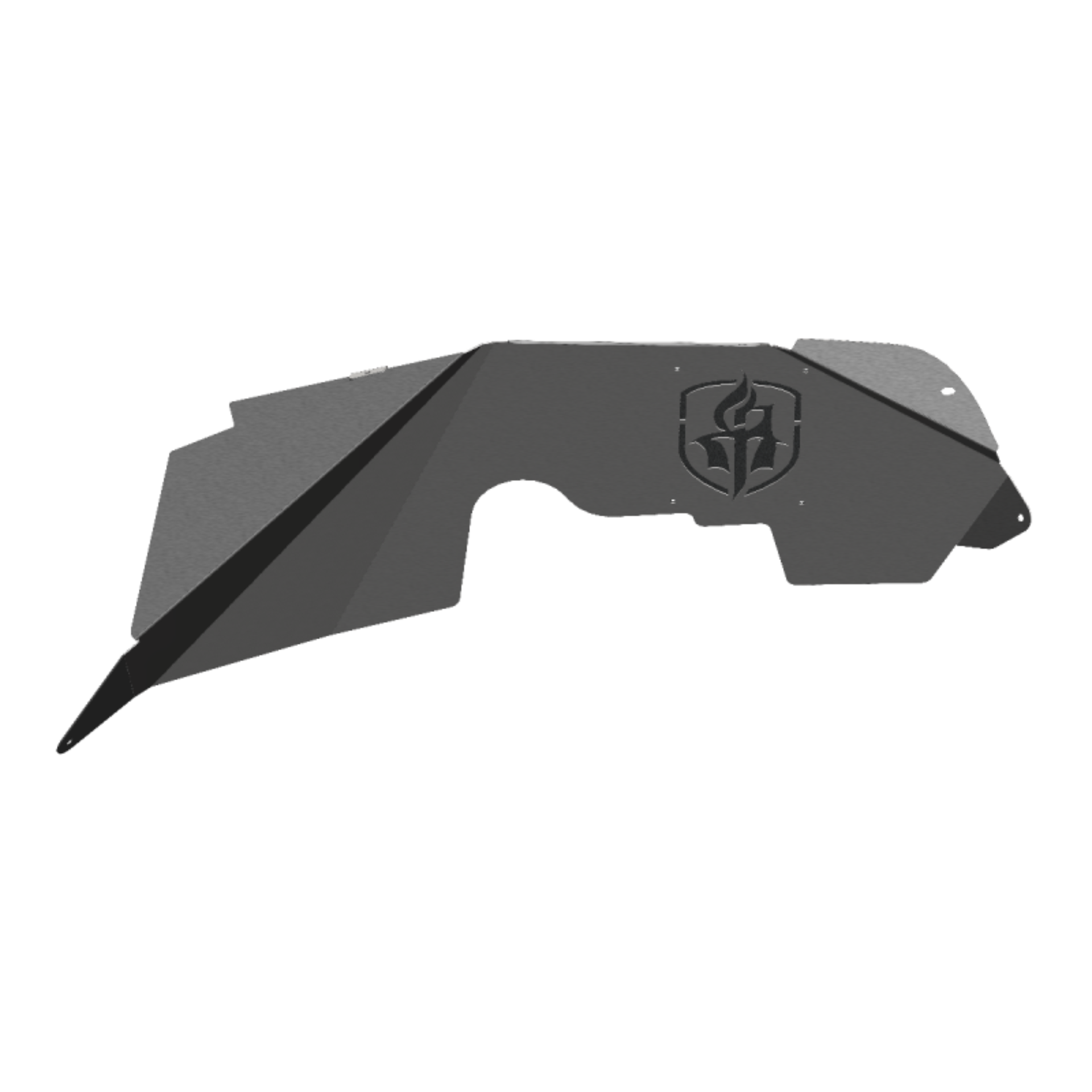 Picture of Road Armor 07-18 Jeep Wrangler JK Stealth Front Fender Liner Body Armor - Raw