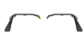 Picture of Road Armor 18-20 Jeep Wrangler JL Stealth Front Fender Flare w/Switchback LED DRL - Tex Blk