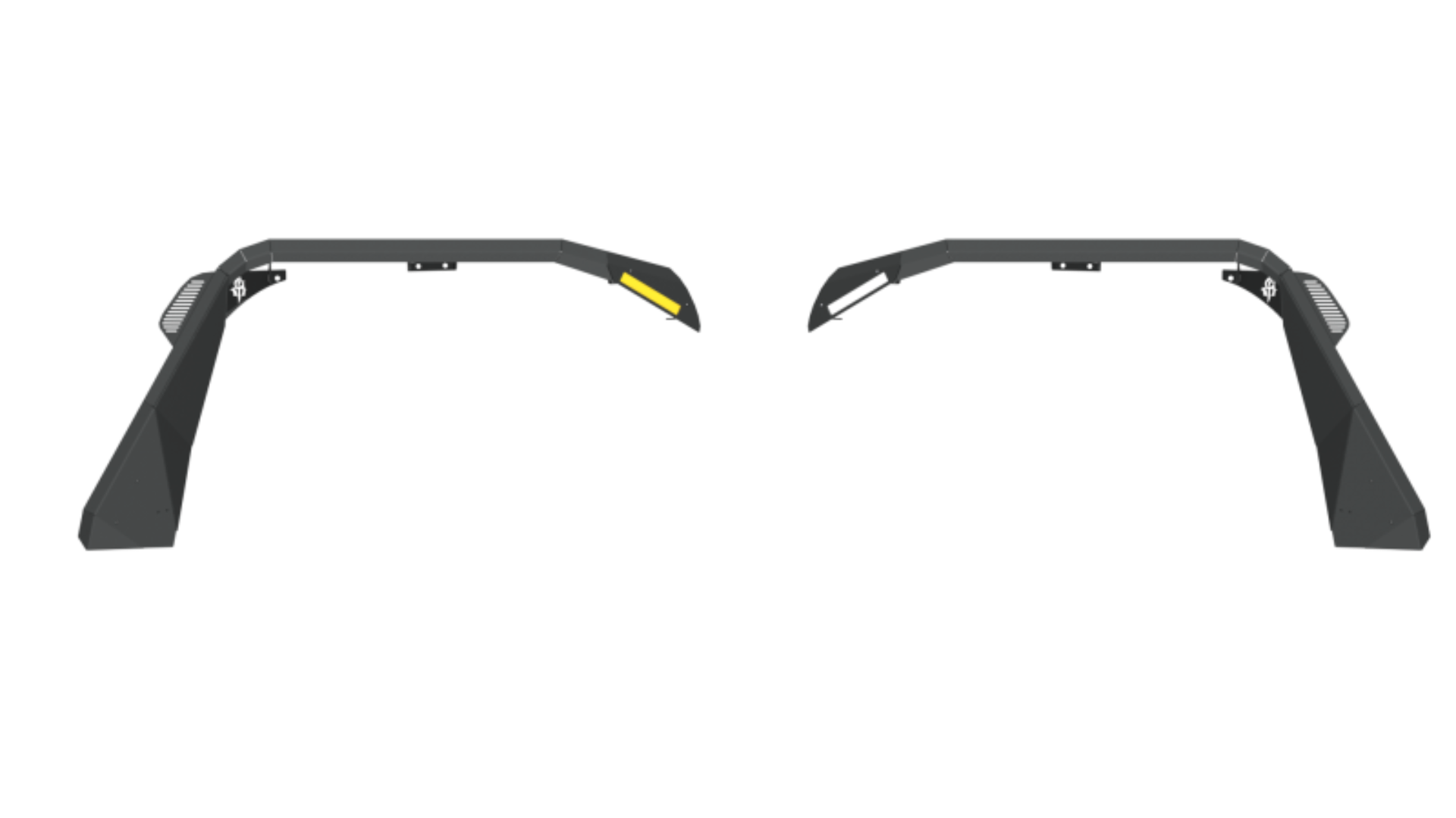 Picture of Road Armor 18-20 Jeep Wrangler JL Stealth Front Fender Flare w/Switchback LED DRL - Tex Blk