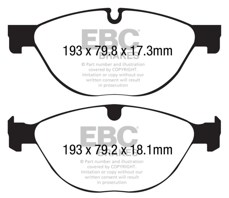 Picture of EBC Redstuff Brake Pad Sets - DP32191C