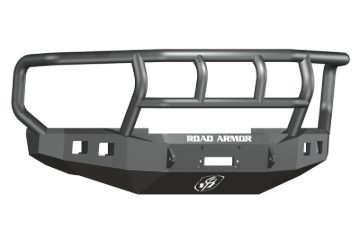Picture of Road Armor 08-10 Ford F-250 Stealth Front Winch Bumper w/Titan II Guard Wide Flare - Tex Blk