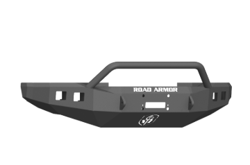 Picture of Road Armor 17-20 Ford F-250 Stealth Wide Fender Front Winch Bumper w/Pre-Runner Guard - Tex Blk