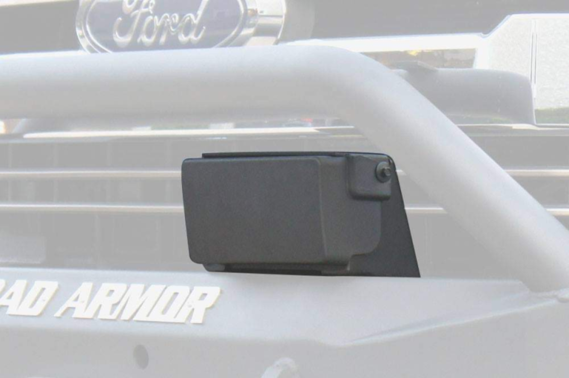 Picture of Road Armor 17-20 Ford F-150/F-250 Stealth Front Bumper Adaptive Cruise Control Module - Tex Blk