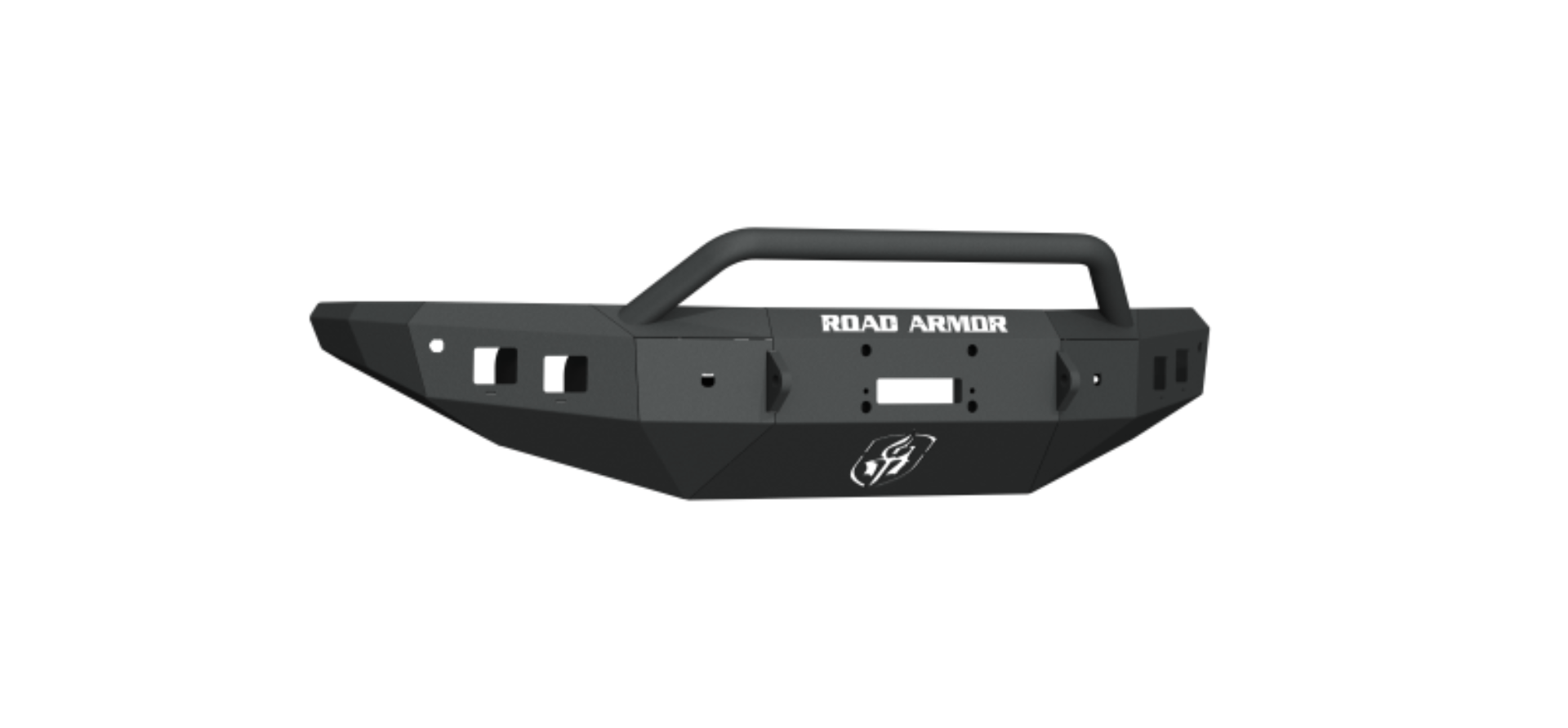 Picture of Road Armor 16-19 Nissan Titan Stealth Front Winch Bumper w/Pre-Runner - Tex Blk