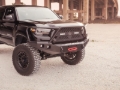 Picture of Road Armor 16-20 Toyota Tacoma Stealth Front Winch Bumper w/Lonestar Guard - Tex Blk