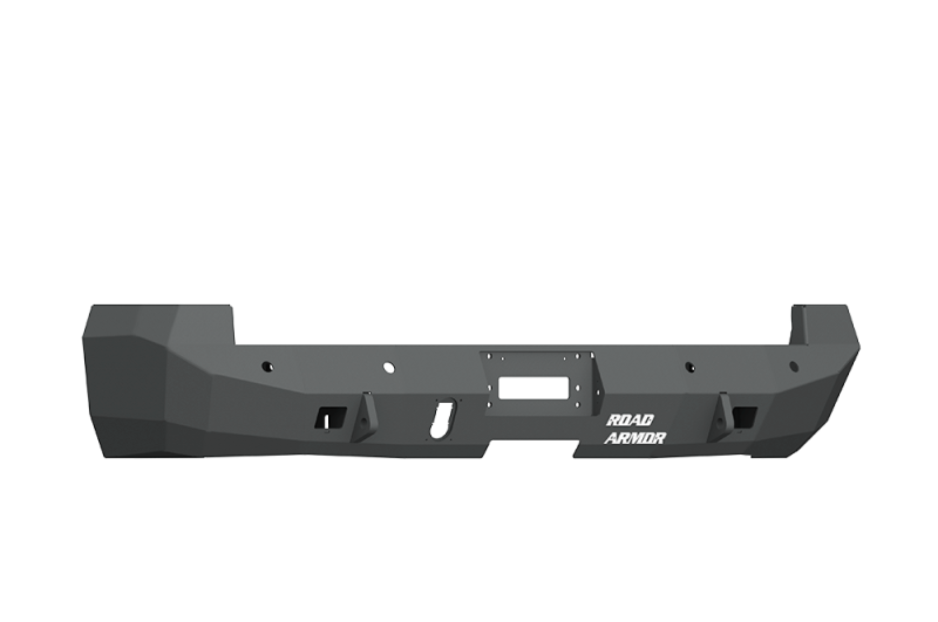 Picture of Road Armor 10-18 Ram 2500 Stealth Rear Winch Bumper w/Sensor Holes - Tex Blk (WARN M8000 Only)
