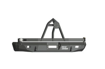 Picture of Road Armor 99-07 Ford Excursion Stealth Rear Winch Bumper w/Tire Carrier - Tex Blk