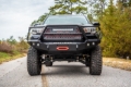 Picture of Road Armor 16-20 Toyota Tacoma Stealth Front Winch Bumper w/Lonestar Guard - Tex Blk