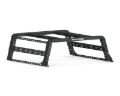 Picture of Road Armor Universal 6-1/2ft Beds TRECK Adj Bed Rack w/Strap/Rails - Tex Blk (w/o Brackets)