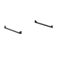 Picture of Road Armor TRECK Dual Lower 5-1/2-6ft Bed Accessory Rail Mounts - Tex Blk (Pair)