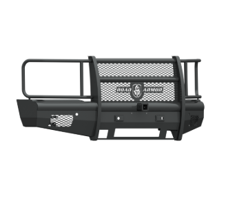 Picture of Road Armor 15-19 Chevy 2500 Vaquero Front Bumper Full Guard 2in Receiver - Tex Blk