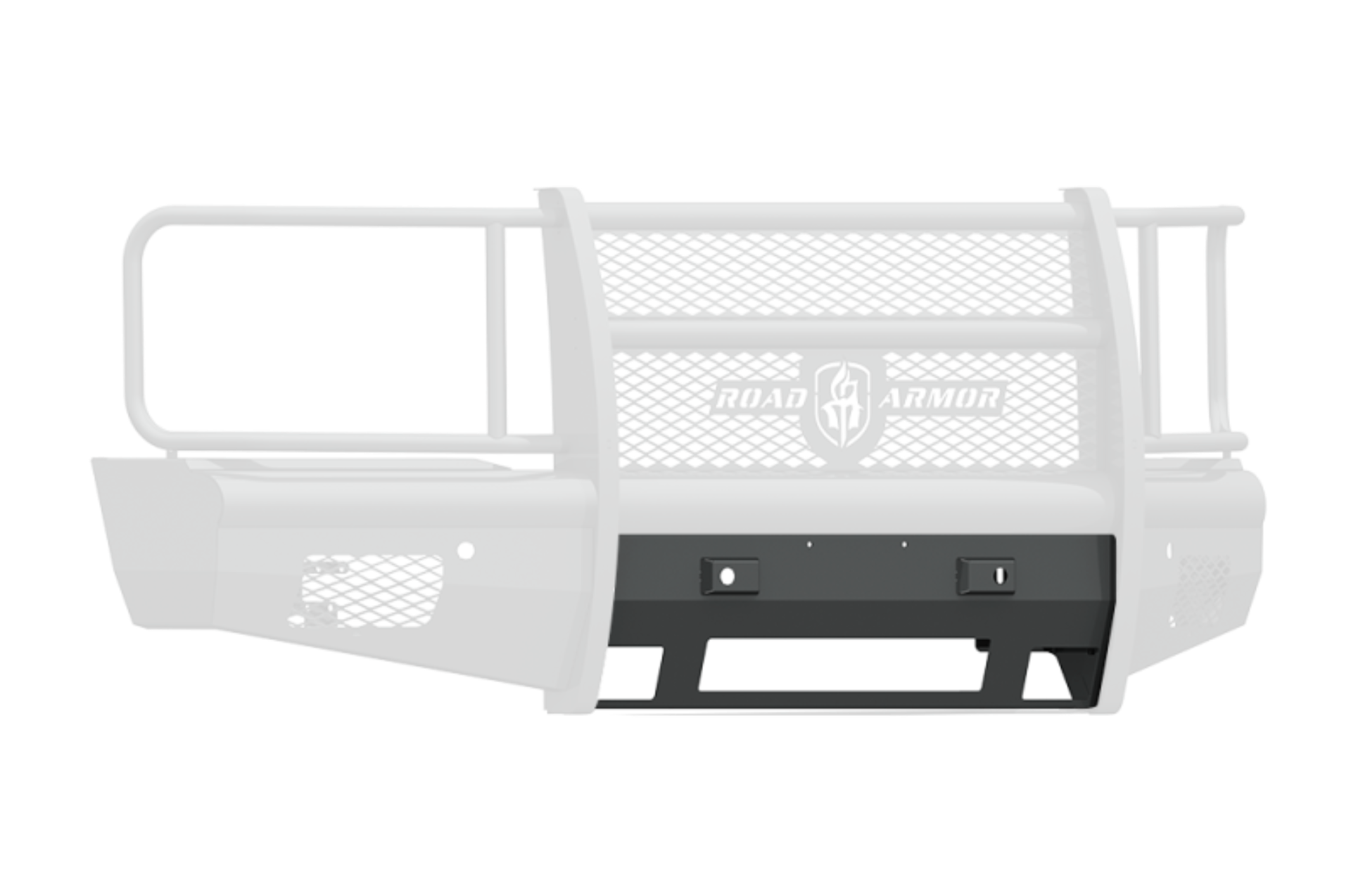 Picture of Road Armor 15-19 Chevy 2500 Vaquero Front Non-Winch Plate - Tex Blk