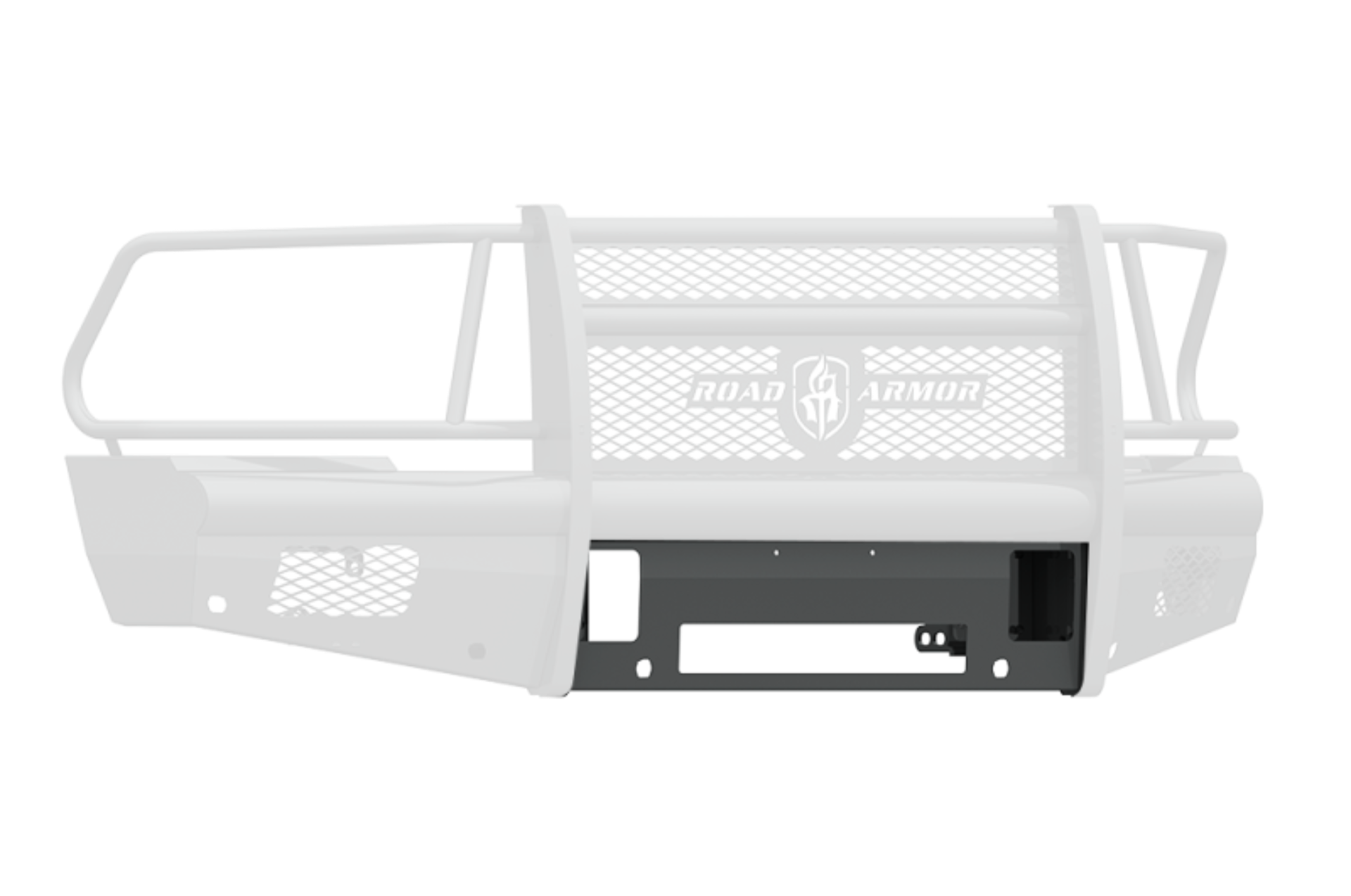 Picture of Road Armor 10-18 Dodge 2500 Vaquero Front Non-Winch Plate - Tex Blk