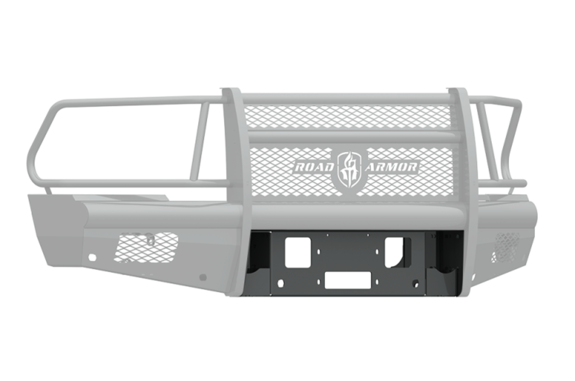 Picture of Road Armor 10-18 Dodge 2500 Vaquero Front Winch Plate - Tex Blk