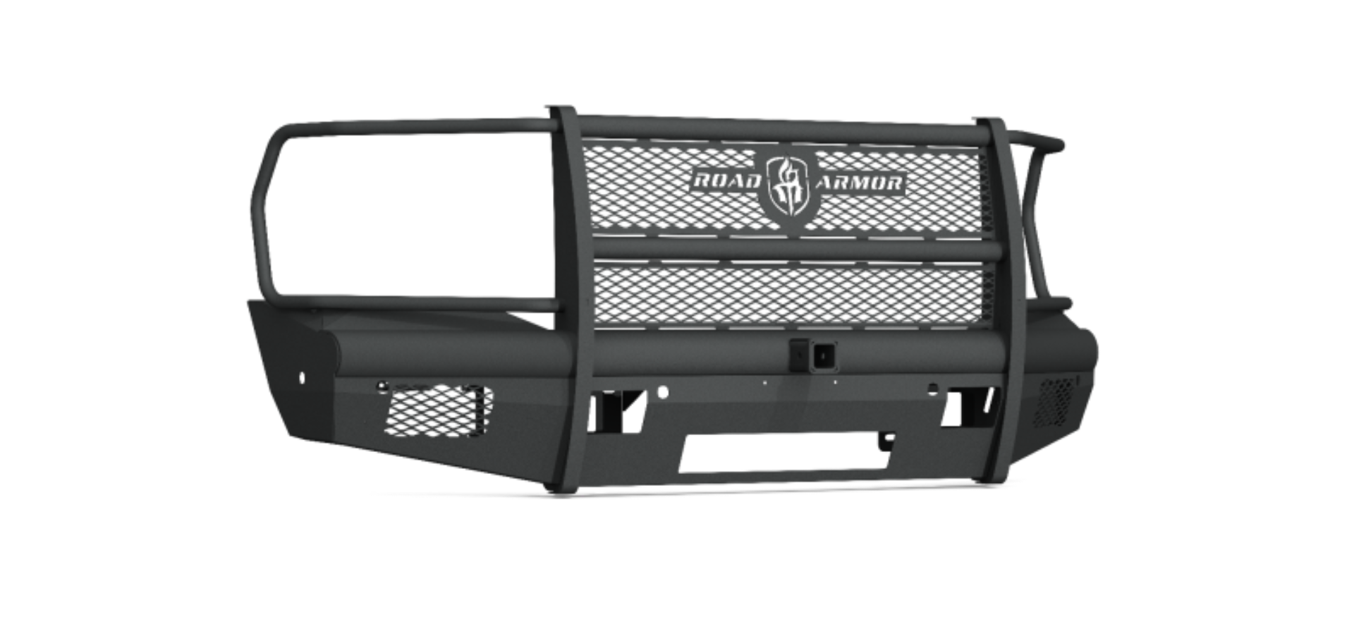 Picture of Road Armor 19-20 Ram 2500 Vaquero Front Bumper Full Guard 2in Receiver 6 Sensor - Tex Blk