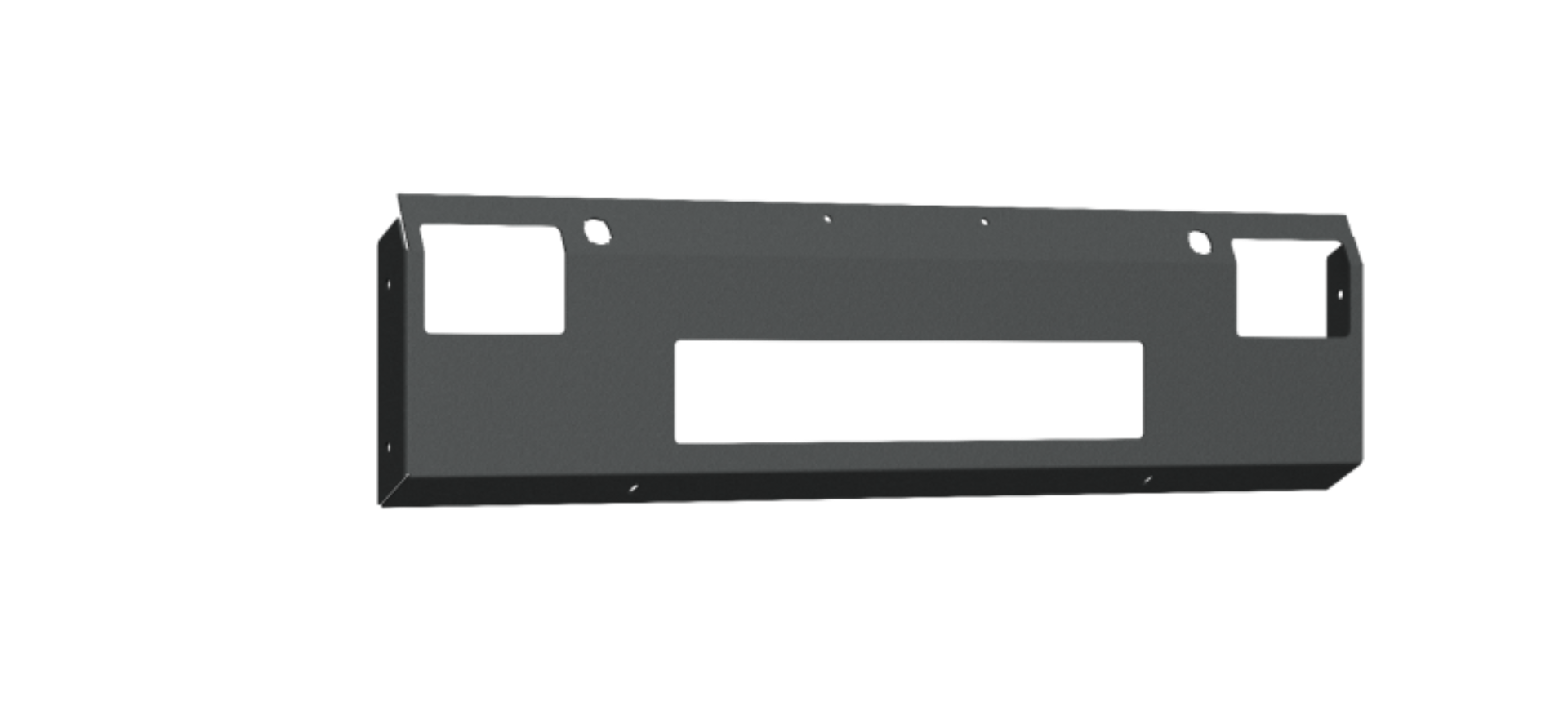 Picture of Road Armor 19-20 Ram 2500 Vaquero Front Non-Winch Plate - Tex Blk