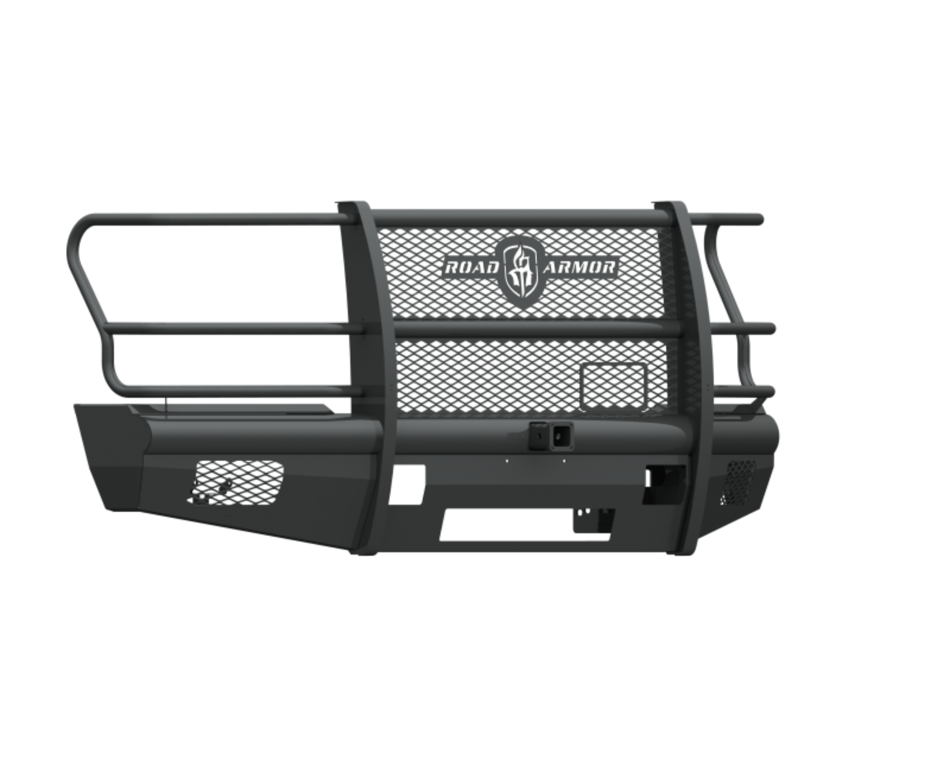 Picture of Road Armor 17-20 Ford F-250 Vaquero Front Bumper Full Guard 2in Receiver - Tex Blk