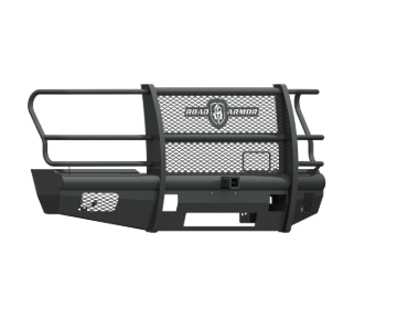 Picture of Road Armor 17-20 Ford F-250 Vaquero Front Bumper Full Guard 2in Receiver - Tex Blk