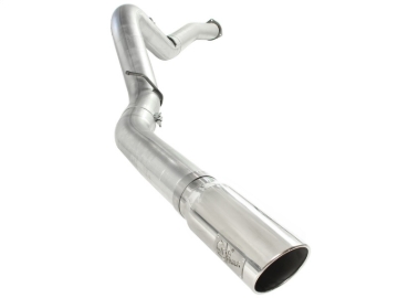 Picture of aFe ATLAS 5in DPF-Back Alum Steel Exhaust System Polished Tip GM Diesel Trucks 7.5-10 V8-6.6L td LMM