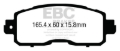 Picture of EBC Redstuff Brake Pad Sets - DP33011C
