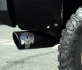 Picture of Gibson 10-18 GMC Sierra 1500 SLE 5.3L 4in Patriot Skull Series Cat-Back Single Exhaust - Stainless