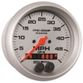 Picture of Autometer Marine Silver Ultra-Lite 3-3/8in 50MPH GPS Speedometer Gauge