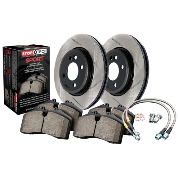 Picture of Sport Axle Pack; Slotted Rotor; Rear Brake Kit with Brake lines
