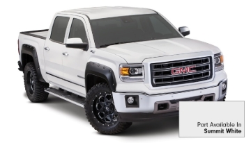 Picture of Bushwacker 19-21 Chevrolet Silverado 1500 Pocket Style Flares 4pc - Summit White