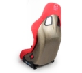 Picture of NRG FRP Bucket Seat ULTRA Edition - Medium (Red Alcantara/Pearlized Back)