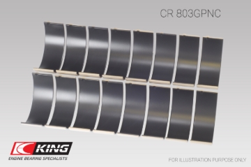 Picture of King Engine Bearings Chevrolet SBC 265CI/283CI/327CI (Size Standard) Connecting Rod Bearing Set