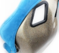 Picture of NRG FRP Bucket Seat ULTRA Edition - Medium (Blue Alcantara/Pearlized Back)