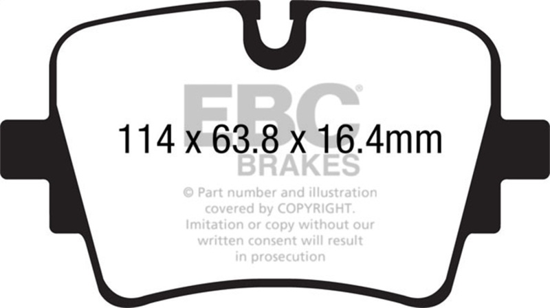 Picture of EBC Yellowstuff Brake Pad Sets - DP42192R