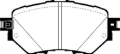 Picture of EBC Redstuff Brake Pad Sets - DP33033C