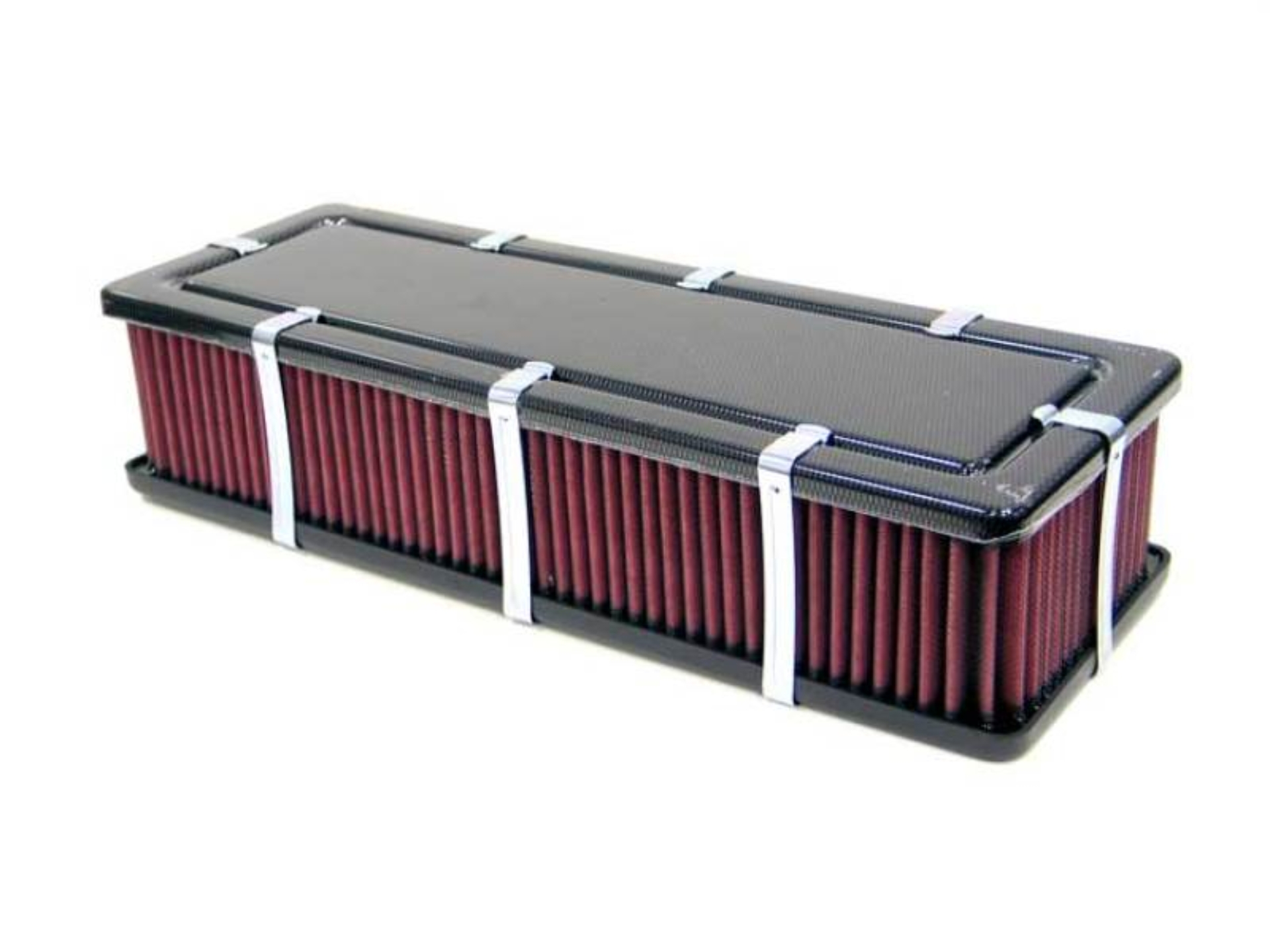 Picture of K&N Custom Racing Assembly - Airbox - Universal Blank - Black - 100mm