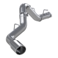 Picture of MBRP 2020+ GMC/Chevy 2500/3500 6.6L Duramax 4in Mand Bent Tubing AL-Ser Cat Back Single Side - Alum