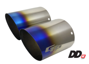 Picture of GReddy DD-R Burnt Titanium Tips L=150mm (Pair)