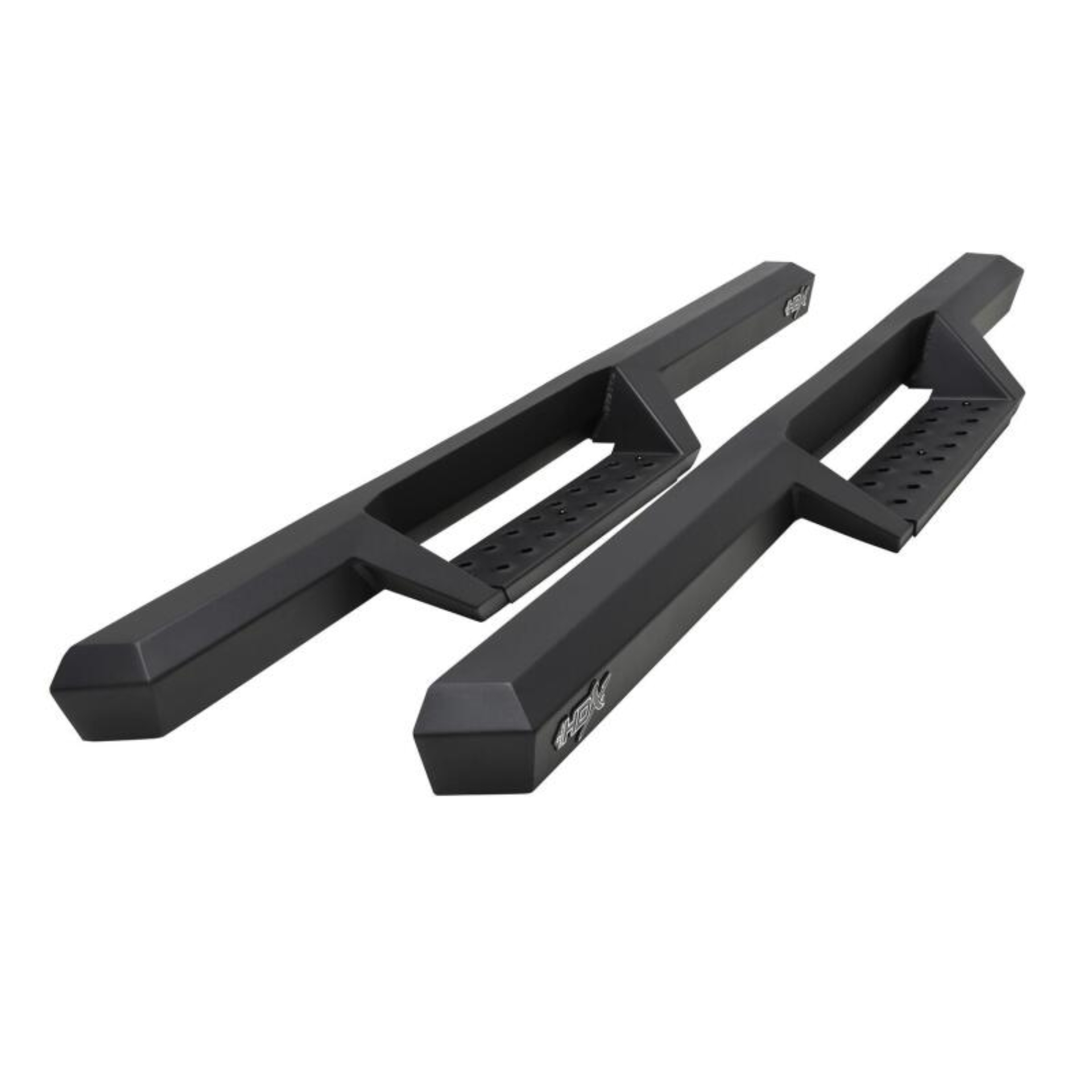 Picture of Westin 19-20 Chevrolet Silverado / GMC Sierra 1500 HDX Drop Nerf Step Bars - Textured Black