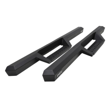 Picture of Westin 19-20 Chevrolet Silverado / GMC Sierra 1500 HDX Drop Nerf Step Bars - Textured Black