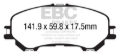 Picture of EBC Greenstuff Brake Pad Sets - DP63032