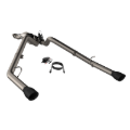 Picture of QTP 2019-2024 Ram 1500 QTP Screamer Split Rear Exit Cat Back Black Tips