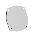 Picture of QTP 5in Bolt-On QTEC 4 Bolt Cover Plate